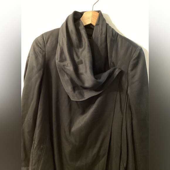 All Saints Aiko Black Monument Coat Size 00 - Picture 7 of 12
